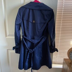 H&M Navy Blue Trench Coat